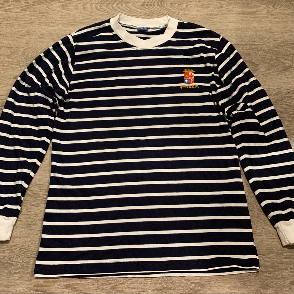 Italia Striped Venezia Long Sleeve Size M